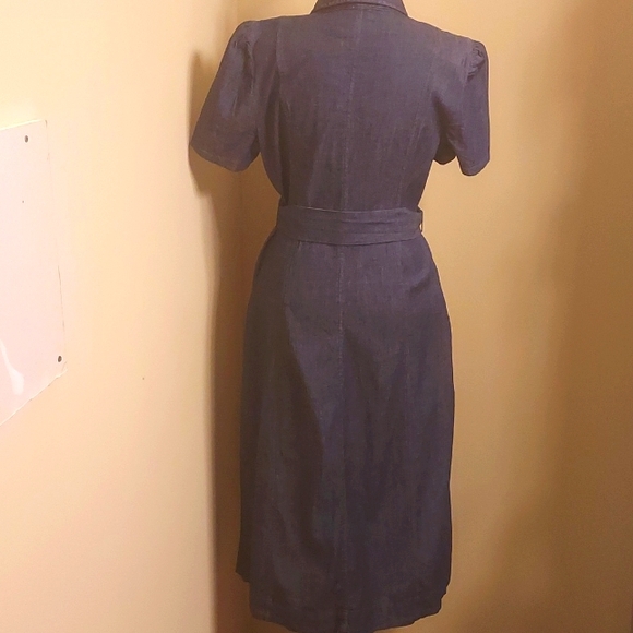 Cute denim dress by Anne Klein - Picture 4 of 5